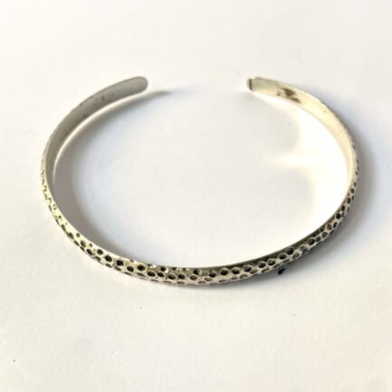 Bracelet en argent 925 en demi-jonc ouvert